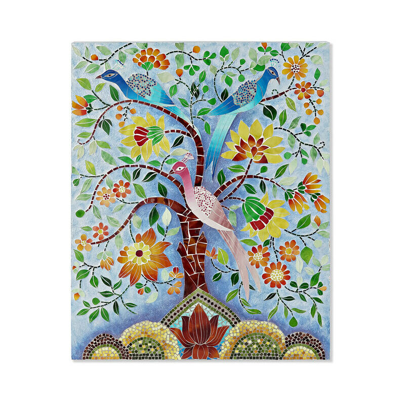 

Lienzo DKD Home Decor Cristal Árbol Madera MDF (80 x 4 x 100 cm)