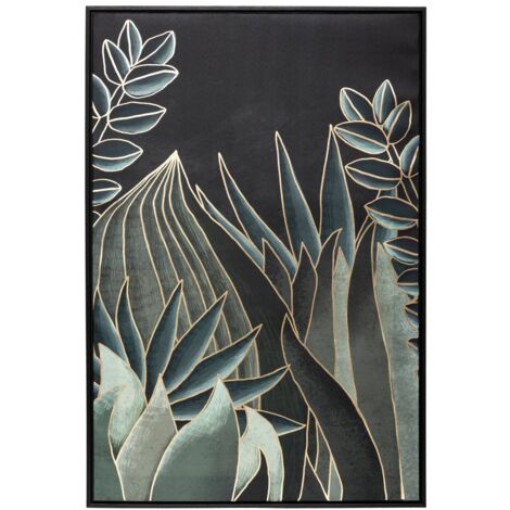 Lienzo enmarcado Jungla 60x90cm - Atmosphera créateur d'intérieur