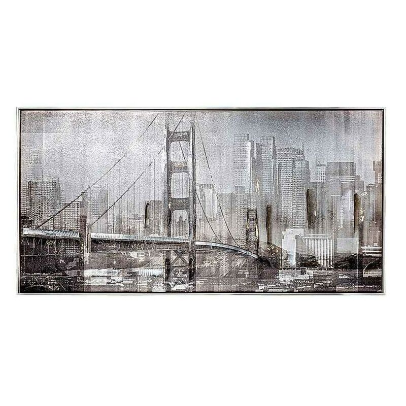 

Lienzo horizontal enmaracado modelo NEWYORK Burkina