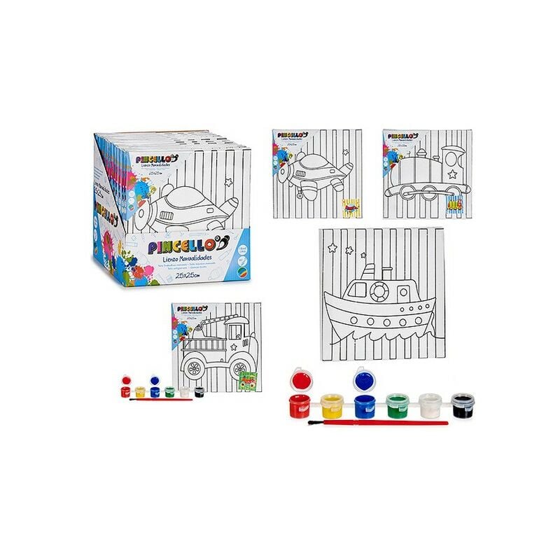 

Lienzo Transports (25 x 25 cm)