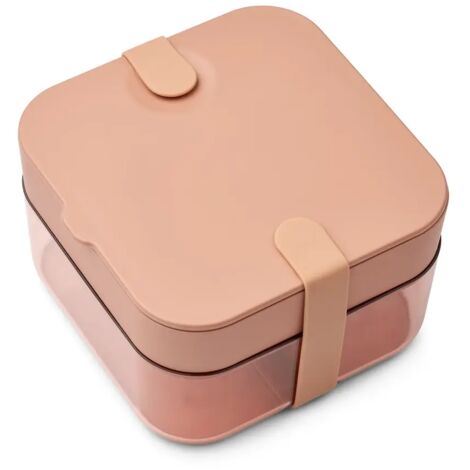 Liewood Bento Box, Lunchbox, Brotdosen - Amandine, Farbe: Toskana-Rose / Staubige Himbeere