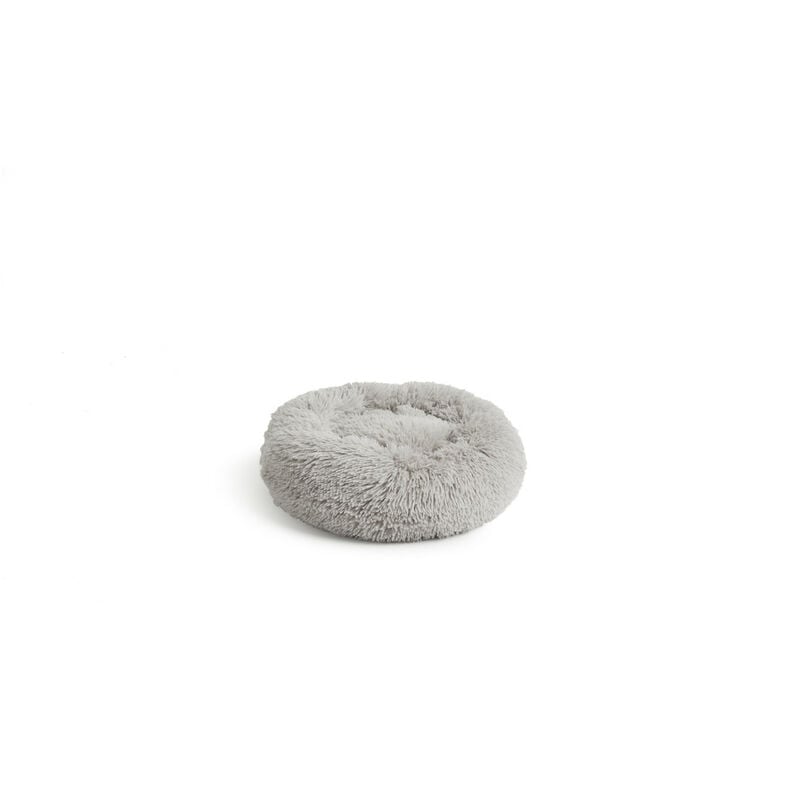 

LIFA LIVING Cama para gatos, Cama redondo para perros , Cama redonda esponjoso con gránulos, Color gris claro, Tamaño M Ø 50cm.