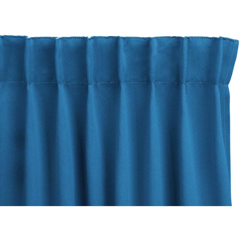 

1x cortina opaca Térmicas con Ganchos, 1x cortina Aguamarina, 150x250cm, 100% Poliéster - Lifa Living