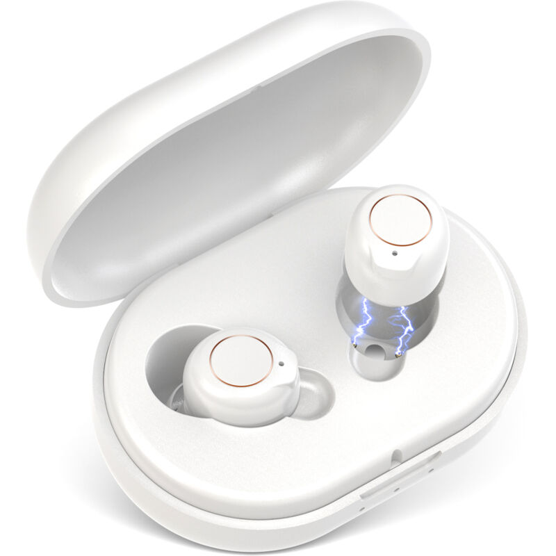 LIFCAUSAL Aide auditive magnétique rechargeable, réduction intelligente du bruit, haut-parleur pour personnes âgées, avec boîtier de chargement