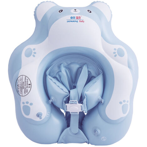 LIFCAUSAL Bouée Gonflable Bébé avec Siège Intégré Flotteur Éducatif Natation 6-30 Mois Design Animé pour Garçons et Filles (Piscine/Plage)