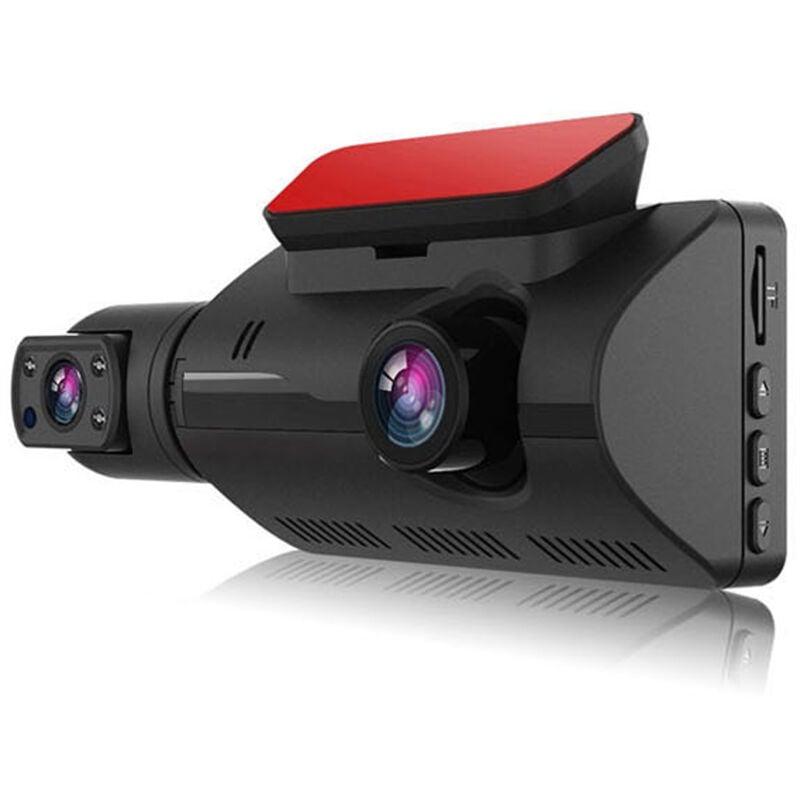 Lifcausal - Caméra de tableau de bord dvr 1440P, écran ips de 3,5 pouces, grand angle de 170 ° avec capteur g, vision nocturne, moniteur de