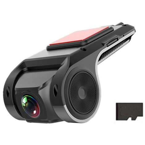 LIFCAUSAL Caméra Voiture DVR USB avec Enregistrement en Boucle, Assistance Conduite ADAS et Vision Nocturne Full HD Enregistreur de Tableau de Bord