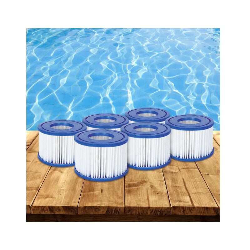 Cartouche filtrante Bestway 6X pour filtre à cartouche de piscine Lay-Z-Spa Lay z Spa - Lifcausal