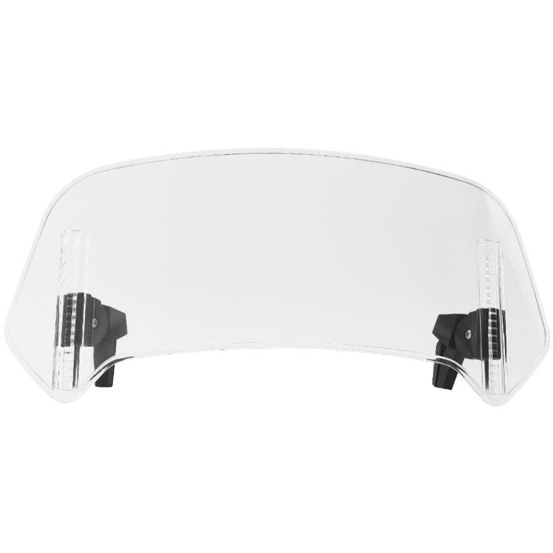 Lifcausal - Extension de pare-brise de moto Déflecteur de pare-brise réglable à clipser Universel pour la plupart des motos tout-terrain avec