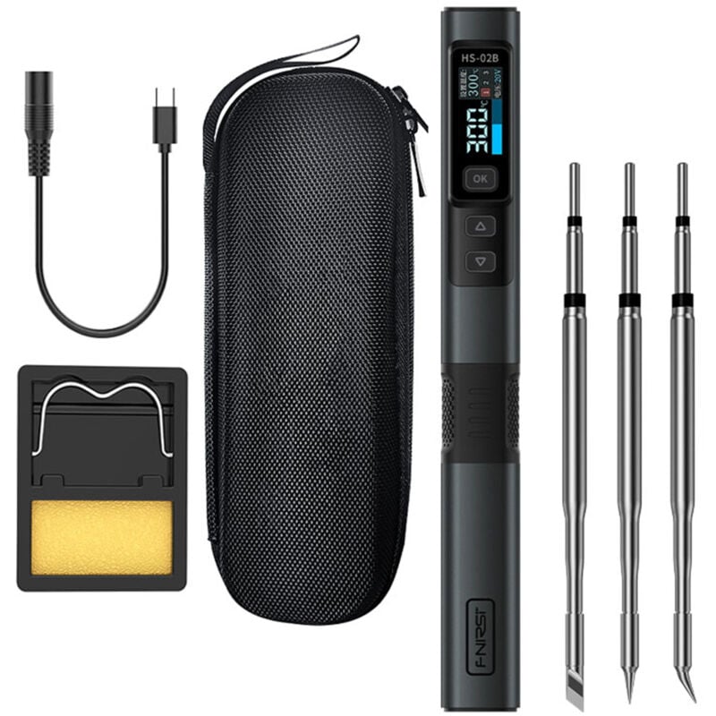 Lifcausal - Fer à souder intelligent fnirsi HS-02 100 w station de soudage thermostatique portable stylo à souder entretien à domicile soudage