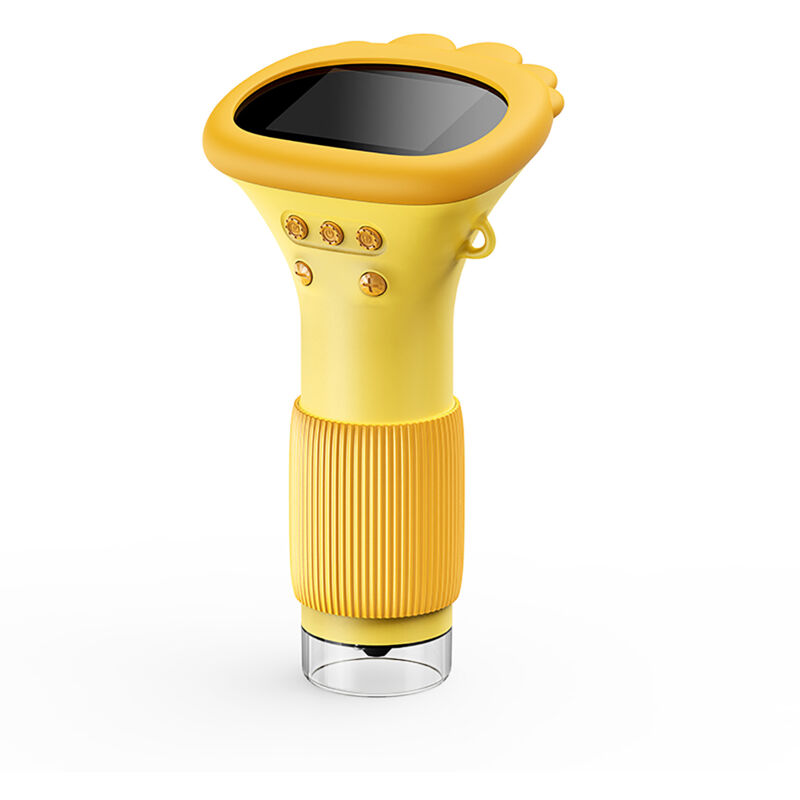 Lifcausal - Loupe avec lumière Microscope pour enfants avec écran de 2 pouces Grossissement 1000X Mini microscope portable Caméra Cadeaux