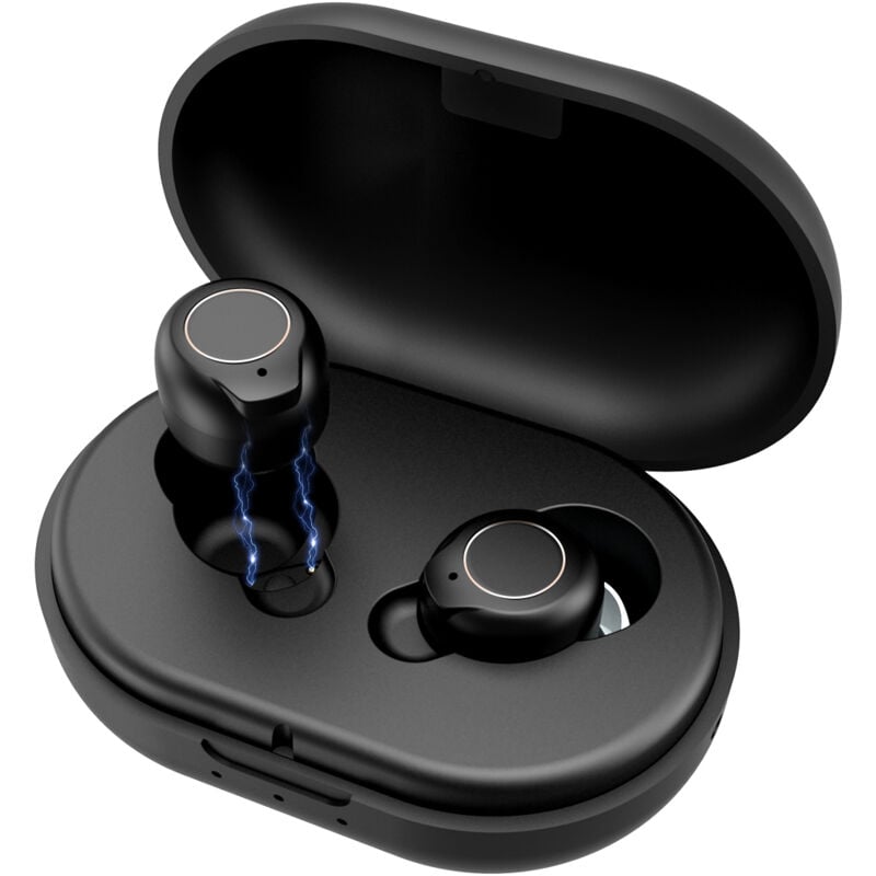 Lifcausal - Mini appareil auditif invisible cic, amplificateur de son, assistant auditif rechargeable pour les personnes âgées souffrant de perte