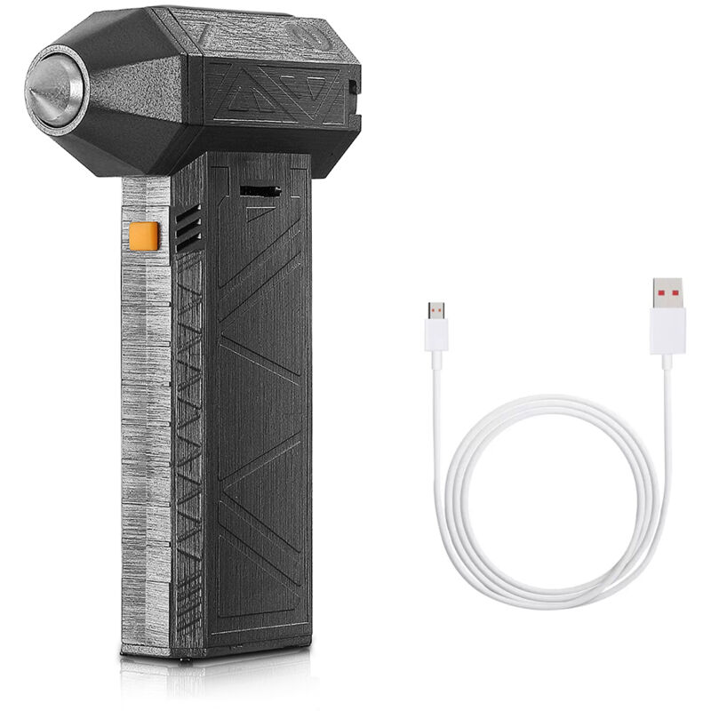 Lifcausal - Mini ventilateur turbo à réaction 52 m/s Turbo Violent Fan 130000 rpm Souffleur puissant rechargeable