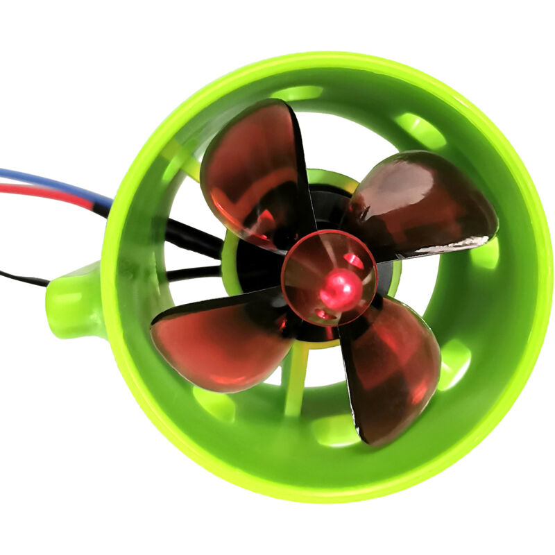 Lifcausal - Moteur sans balais sous-marin 1000KV dans le sens des aiguilles d'une montre avec hélices à 4 pales Moteur d'entraînement de moteur