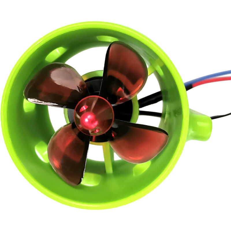 Lifcausal - Moteur sans balais sous-marin 1000KV dans le sens des aiguilles d'une montre avec hélices à 4 pales Moteur d'entraînement de moteur