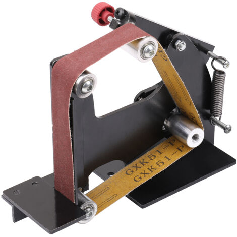 Lifcausal – Ponceuse à bande professionnelle pour meuleuse d'angle – Conversion rapide – Pour verre, bois, métal – Vitesse 900-1800 tr/min