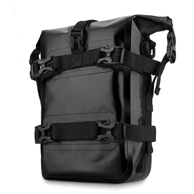 LIFCAUSAL Sacoche de cadre de pare-chocs de moto Sacoche latérale de moto Sac de moto entièrement étanche 8L Peut être utilisé comme sac à