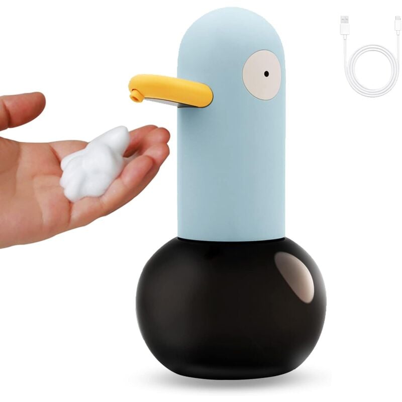 Savon moussant automatique distributeur de savon à main sans contact rechargeable cute Duck pour salle de bain cuisine savon moussant sans contact