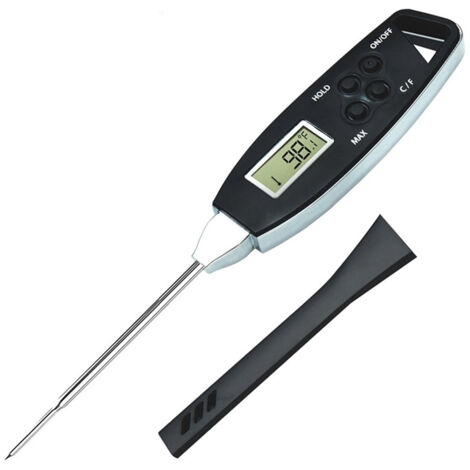LIFCAUSAL Sofort-Thermometer, wasserdicht, für Grillfleisch – Stiftsonde für drinnen und draußen, Smoker und Milchprodukte