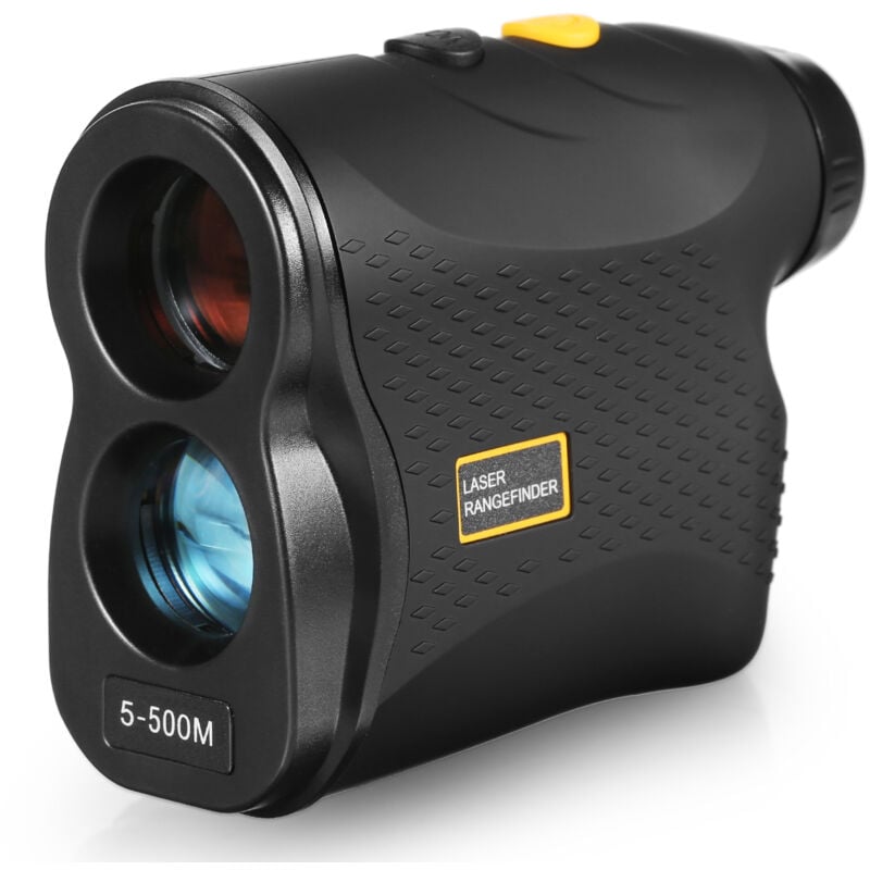 Télémètre laser de golf 5-500P, télémètre télescopique, noir, 500 mètres - Lifcausal