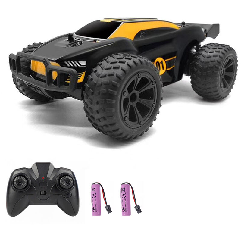 Lifcausal - Voiture télécommandée 2,4 GHz 1/22 tout-terrain, camion télécommandé, véhicule tout-terrain, cadeaux pour enfants et adultes, 2 piles