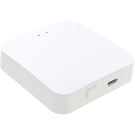 LIFCAUSAL ZigBee Gateway Smart Gateway 3.0 Puerta de enlace inalámbrica inteligente para el hogar Control remoto Control por voz Compatible con Alexa y Google Home