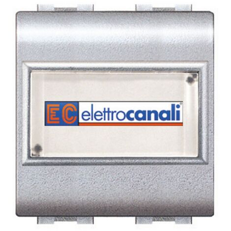 Life Art.4025Tec Pulsante Con Portanome Tec - 6 Pz