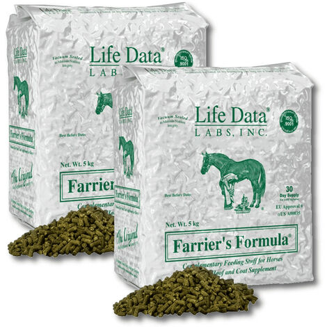 Life Data LABS Farrier’s Formula Original 10 kg aliment pour chevaux croissance de sabot sabots