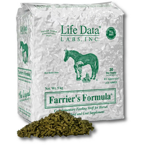 Life Data LABS Farrier’s Formula Original 5 kg aliment pour chevaux croissance de sabot sabots