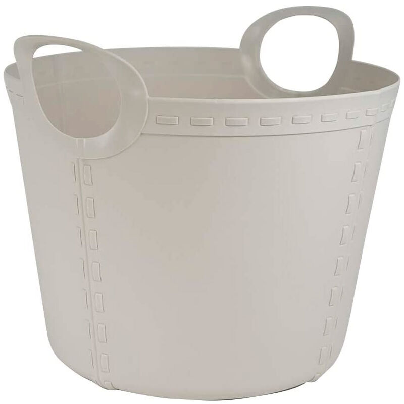 Basket life story artist grand 40l gris clair - Noir