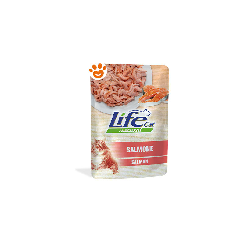 Life Cat Natural Salmone Cat Natural Salmone Bustina Da 70 Gr