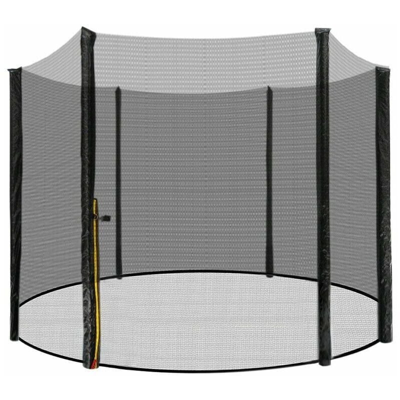 Filet de trampoline - 244 cm - bord extérieur - 6 poteaux - Liferun