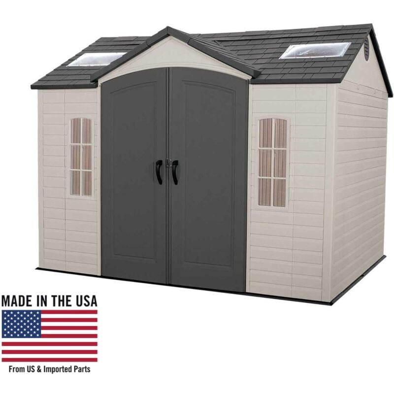 10 Ft. x 8 Ft. Outdoor Storage Shed - Lifetime