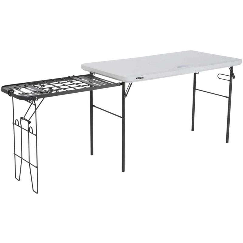 Lifetime - 4-Foot Tailgate Table (Light Commercial) - White