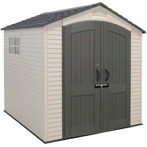 Lifetime 4.4m² Garden Shed Gris Résistant
