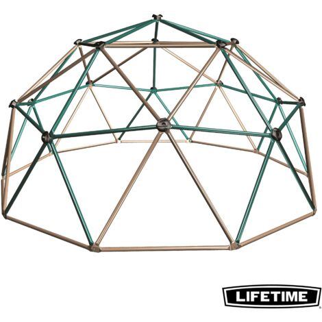 Lifetime – Dôme d'escalade pour enfants – Acier galvanisé – Prises en polyéthylène HDPE – Dimensions 305 x 305 x 152 cm – Charge max 270 kg