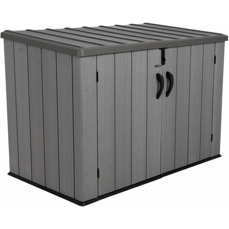 Lifetime Kunststoff Mülltonnenbox, hellbraun, 109 x 191 x 131 cm (B x T x H)