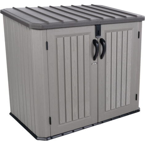 Lifetime Mülltonnenbox & Gerätschrank  Phil, grau, 94 x 146 x 128 cm (T x B x H)