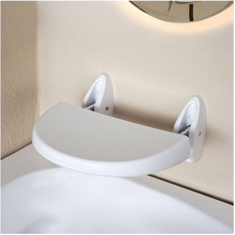 Lifetime Siège de baignoire pliable blanc acier inoxydable