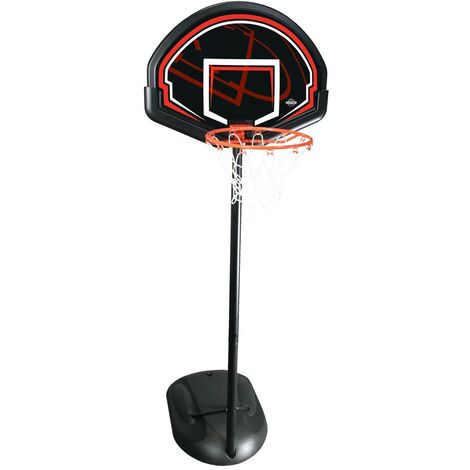 Lifetime Stahl Basketballkorb Chicago Schwarz/Rot 80x229 cm