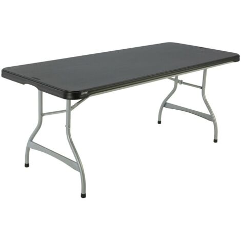 Lifetime Table Piable 182 x 73,5 x 76 cm Noir Acier Plastique
