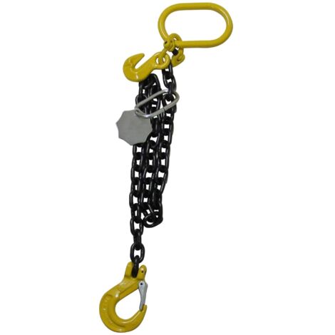 Lifting Chain Sling Grade 80 - Single Leg 1.5T (1500KG Bulk Bag Lifter G80)
