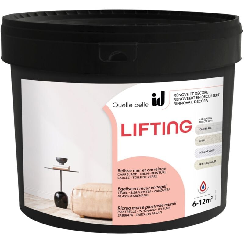 Lifting mur & carrelage 12KG coton - Enduit de rénovation - décoration intérieur - id Paris