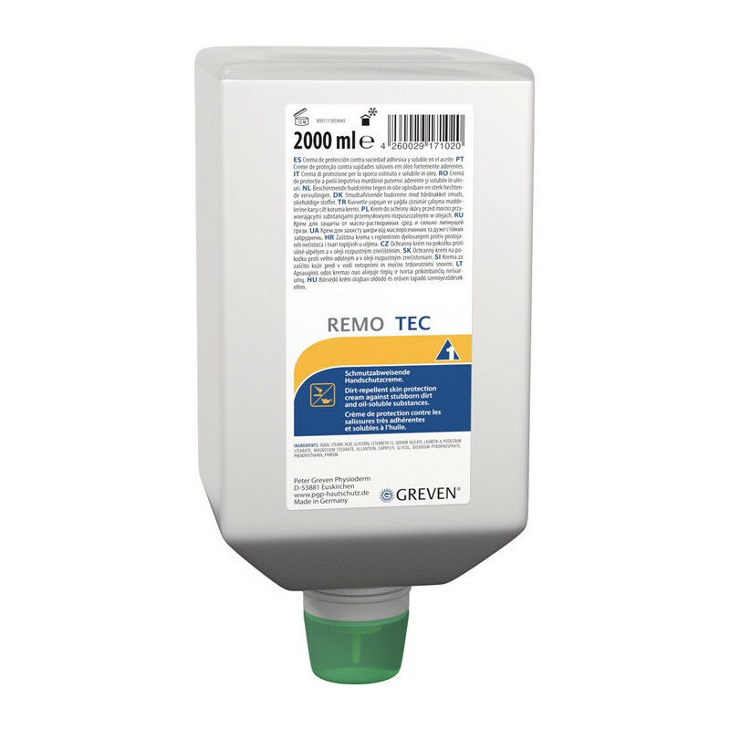 Crema protettiva per la pelle Greven remo tec 2l, senza silicone, profumata ligana