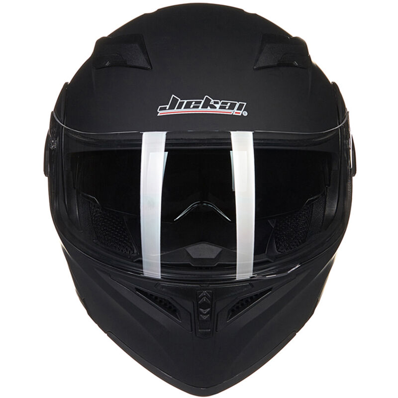 

Ligero, integral, abatible hacia arriba, doble visera, comodo y suave, casco de motocicleta, color opcional del vidrio,Negro brillante, XL