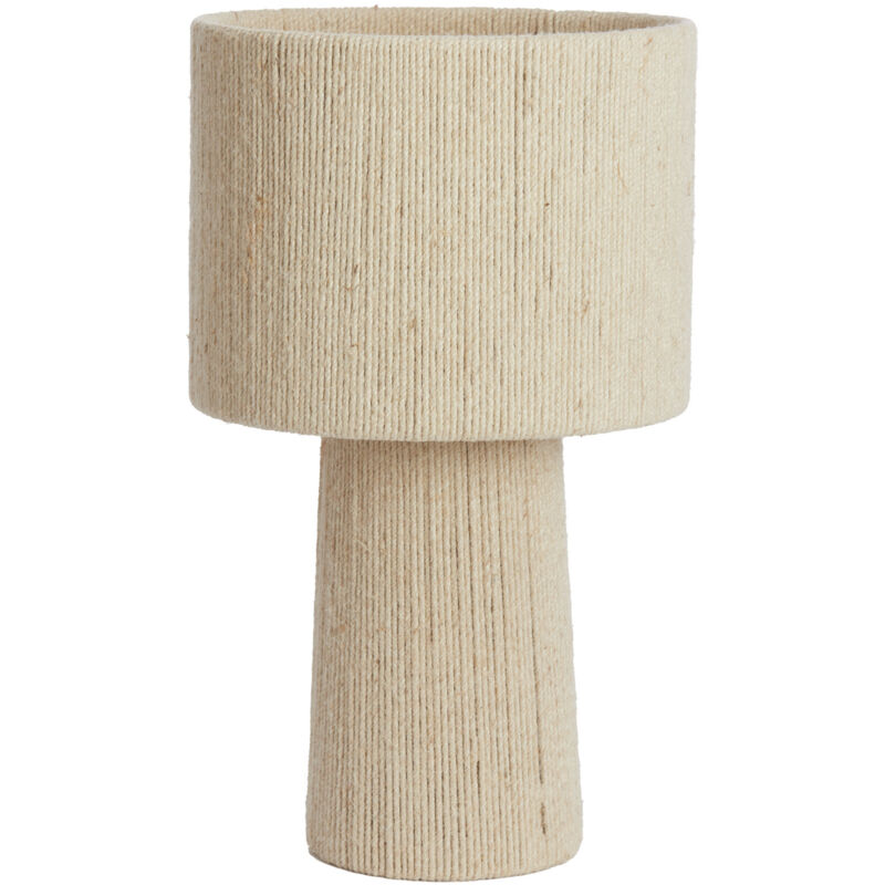 Light & Living - lampe de table - Pitino - beige - jute - E27 -