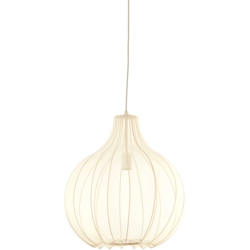 Light&living - suspension - Elati - beige blanc - textile - ø