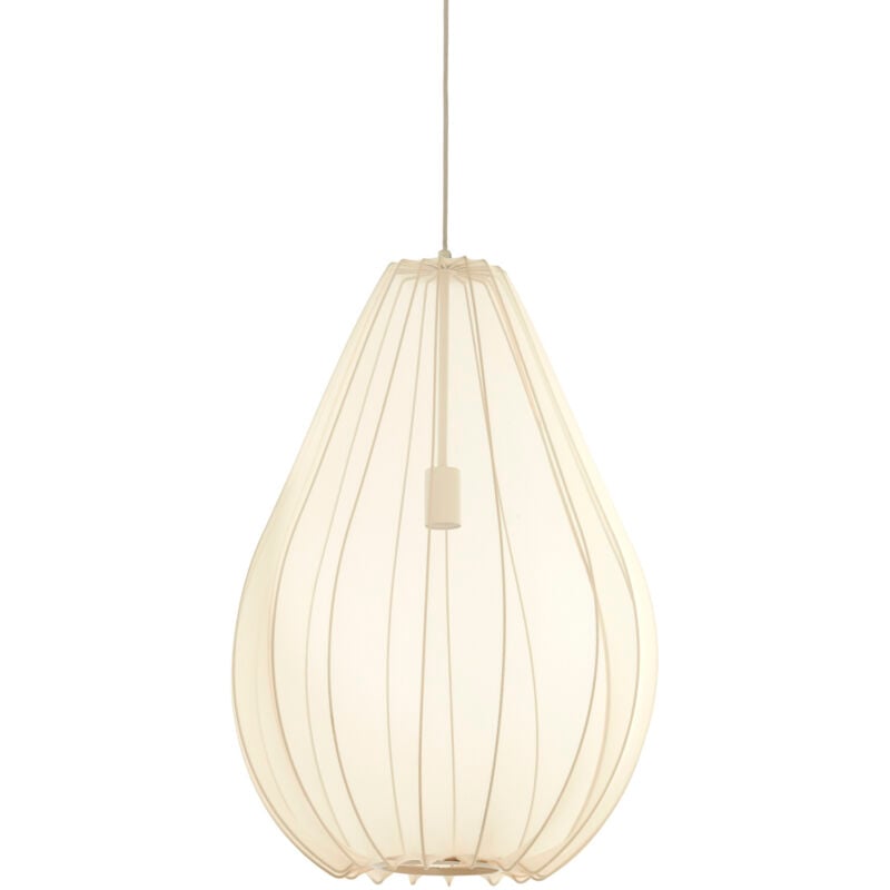 Light&living - suspension - Itela - beige blanc - textile - ø