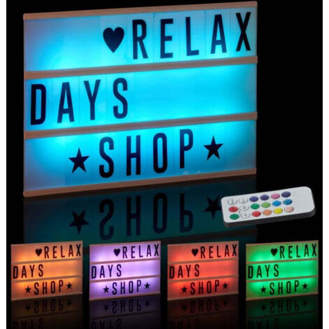 Light Box with Colour Change