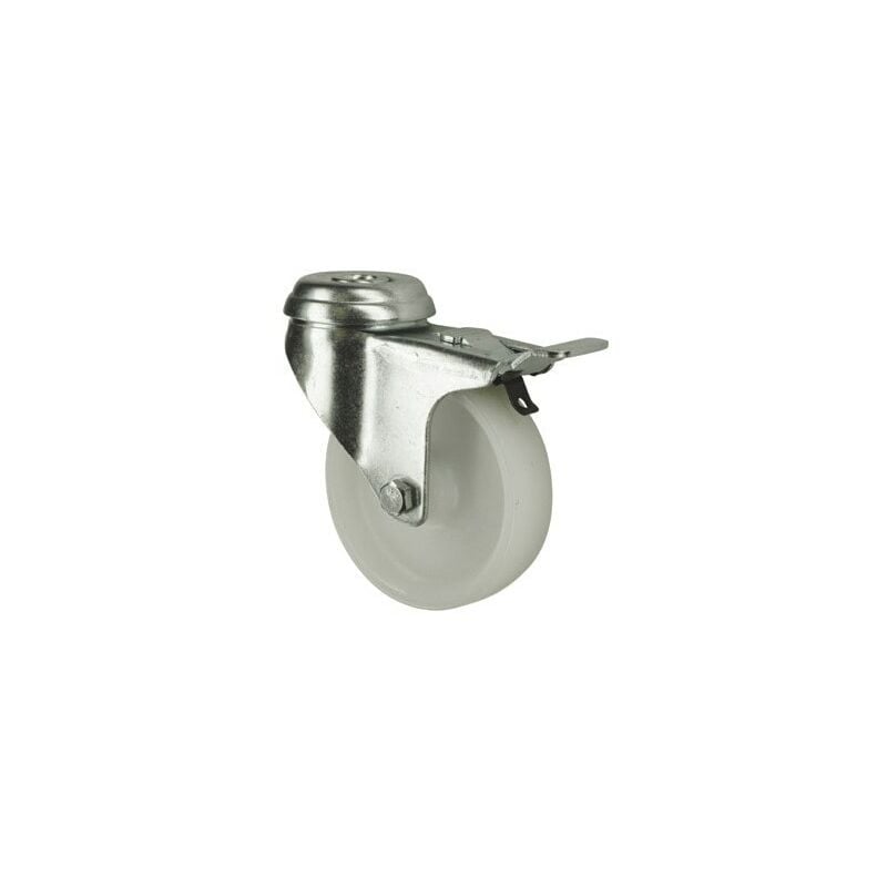 Braked Swivel Bolt Hole 7 5mm Polypropylene - Atlas Workholders